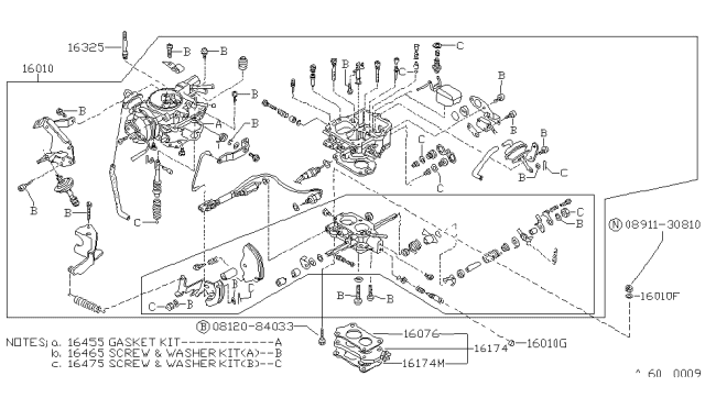 1987 Nissan Sentra Carburetor Diagram 1
