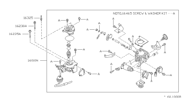 1989 Nissan Sentra Carburetor Diagram 2