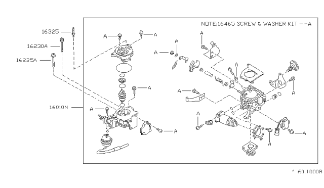 1988 Nissan Sentra Carburetor Diagram 2