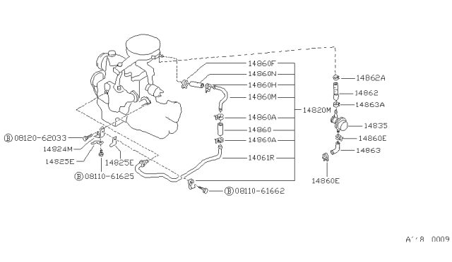 1987 Nissan Sentra Secondary Air System Diagram 1