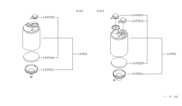 1988 Nissan Sentra Air Pollution Control Diagram 1