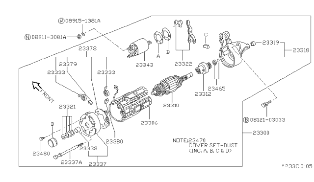 1989 Nissan Sentra Starter Motor Diagram 4