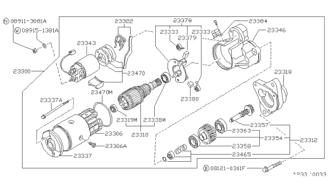 1989 Nissan Sentra Starter Motor Diagram 5