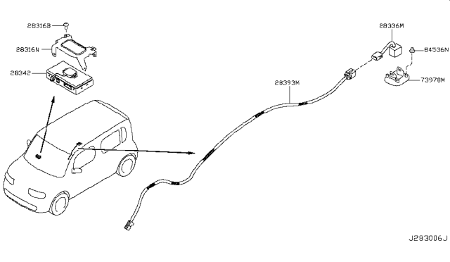 2011 Nissan Cube Telephone Diagram 2