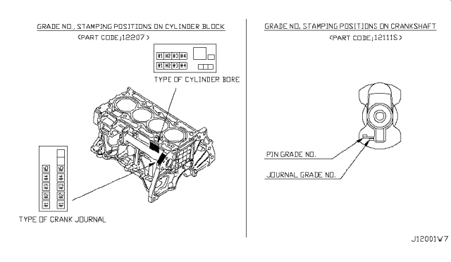 2009 Nissan Cube Piston,Crankshaft & Flywheel Diagram 3