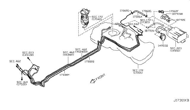 2011 Nissan Cube Fuel Piping Diagram 2