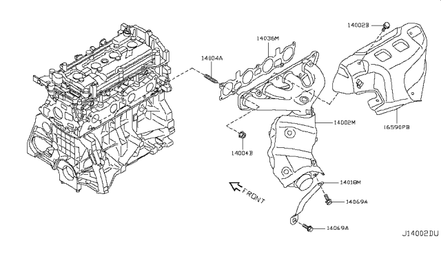 2011 Nissan Cube Manifold Diagram 1