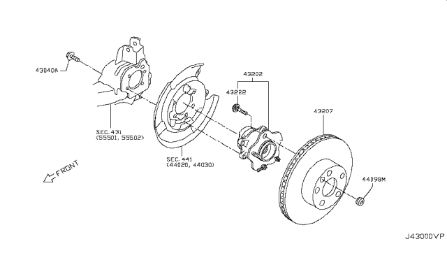 2019 Nissan Rogue Japan Make Rear Axle Diagram 1