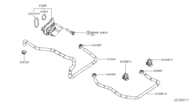 2017 Nissan Rogue Japan Make Oil Cooler Diagram