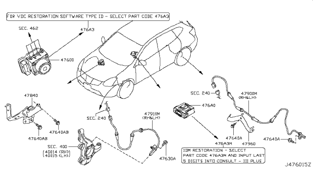 2016 Nissan Rogue Anti Skid Control Diagram 1
