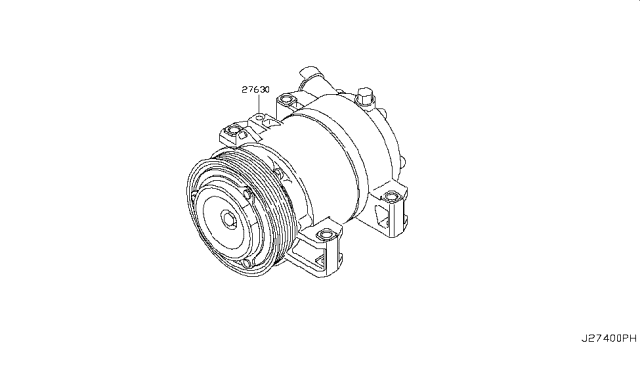 2019 Nissan Rogue Japan Make Compressor Diagram