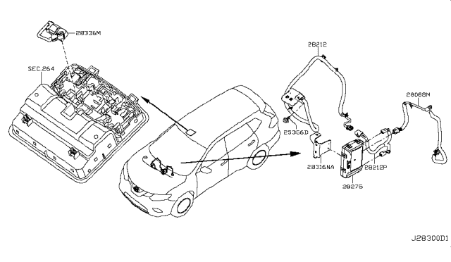 2017 Nissan Rogue Telephone Diagram 3