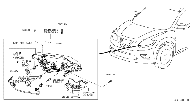 2017 Nissan Rogue Headlamp Diagram 2