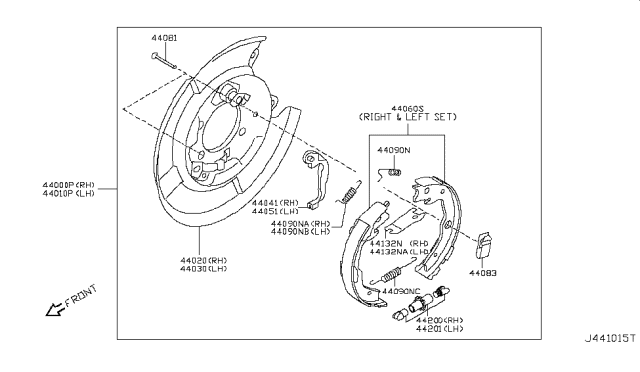 2018 Nissan Rogue Japan Make Rear Brake Diagram 3
