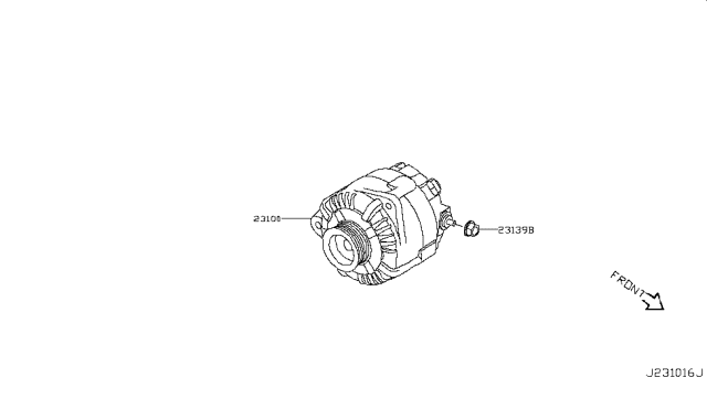 2017 Nissan Rogue Japan Make Alternator Diagram