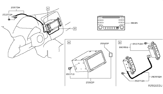 2015 Nissan Leaf Audio & Visual Diagram 4