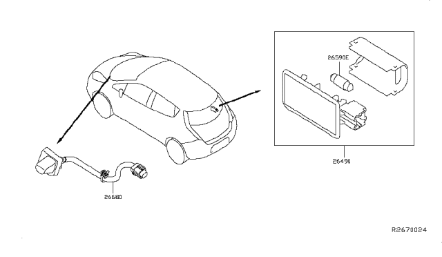 2017 Nissan Leaf Lamps (Others) Diagram