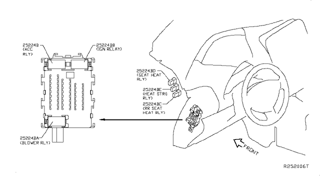 2013 Nissan Leaf Relay Diagram 1