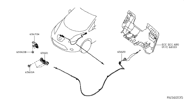 2013 Nissan Leaf Hood Lock Control Diagram