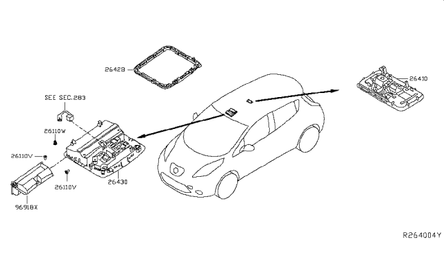 2015 Nissan Leaf Room Lamp Diagram