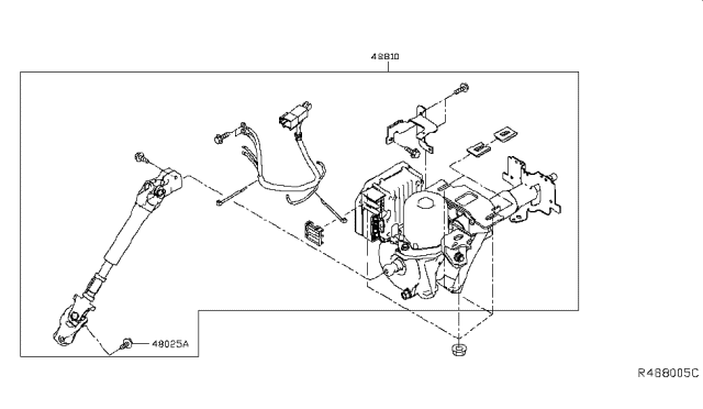 2016 Nissan Leaf Steering Column Diagram 2