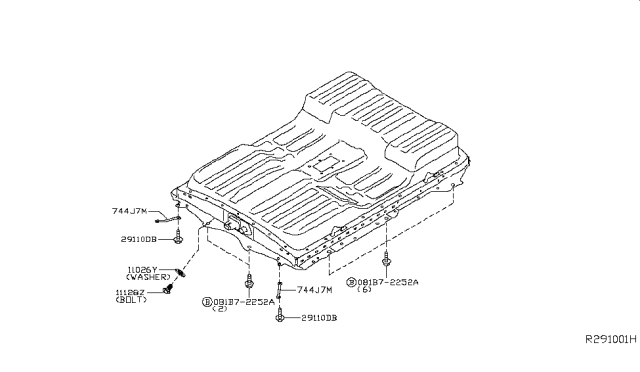 2016 Nissan Leaf Electric Vehicle Battery Diagram 1