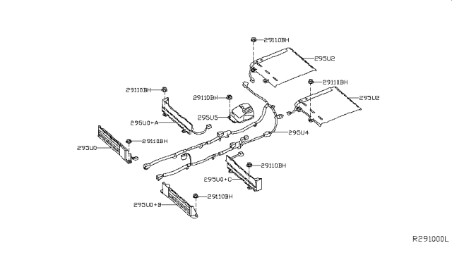 2016 Nissan Leaf Heater Assy-Battery Diagram for 295U2-3NF1A