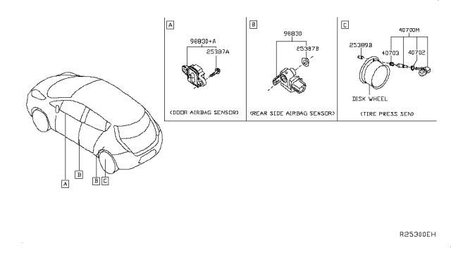 2013 Nissan Leaf Electrical Unit Diagram 2