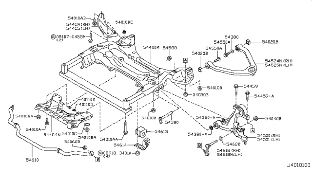 2010 Nissan 370Z Front Suspension Diagram 3