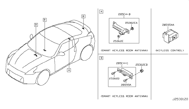 2011 Nissan 370Z Electrical Unit Diagram 6