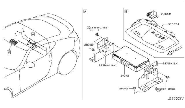 2009 Nissan 370Z Telephone Diagram