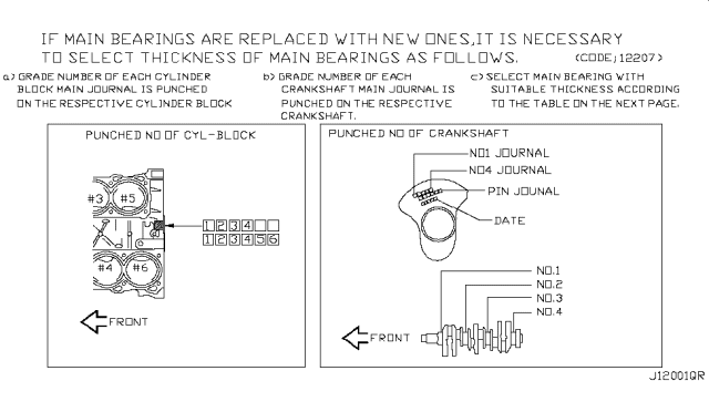 2010 Nissan 370Z Piston,Crankshaft & Flywheel Diagram 2