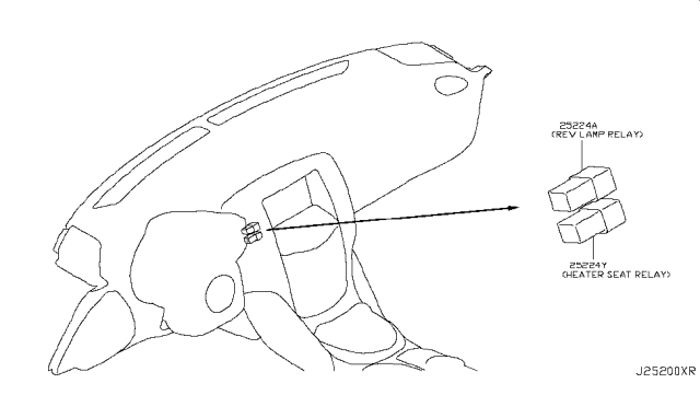 2009 Nissan 370Z Relay Diagram 2