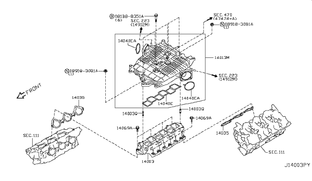 2018 Nissan 370Z Manifold Diagram 3