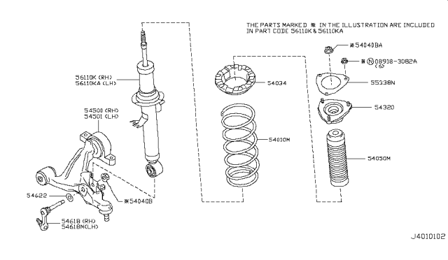 2011 Nissan 370Z Front Suspension Diagram 6