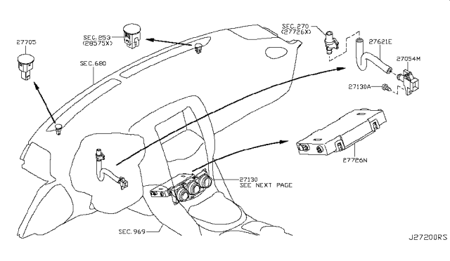 2011 Nissan 370Z Control Unit Diagram 3