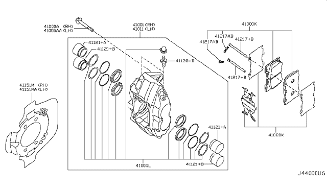 2014 Nissan 370Z Front Brake Diagram 2