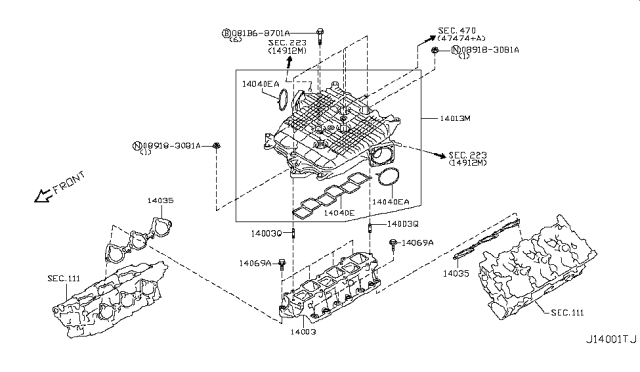 2009 Nissan 370Z Manifold Diagram 5