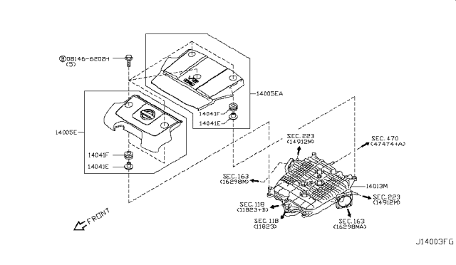 2018 Nissan 370Z Manifold Diagram 1