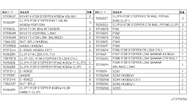 2017 Nissan 370Z Open Roof Parts Diagram 6