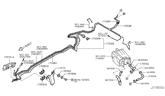 2014 Nissan 370Z Fuel Piping Diagram 2