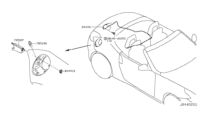 2011 Nissan 370Z Trunk Opener Diagram 2