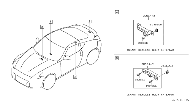 2014 Nissan 370Z Electrical Unit Diagram 6