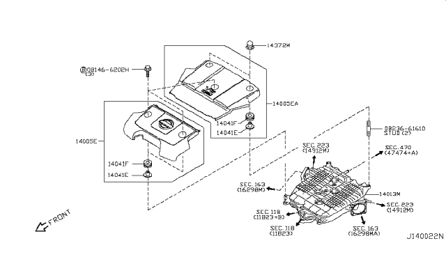 2015 Nissan 370Z Manifold Diagram 2