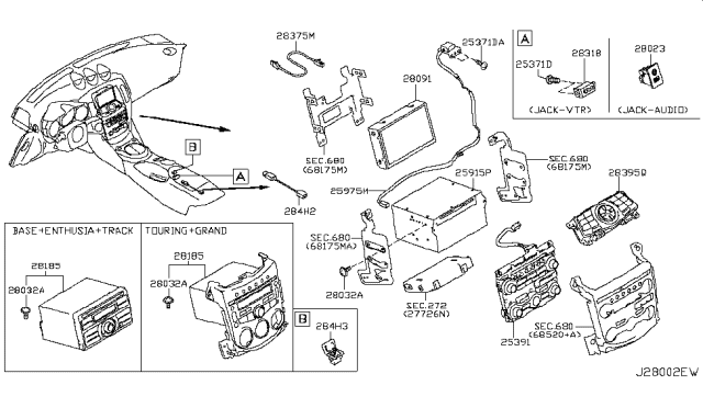 2016 Nissan 370Z Audio & Visual Diagram 7