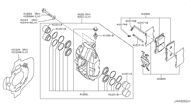 2009 Nissan 370Z Front Brake Diagram 2