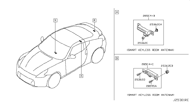 2009 Nissan 370Z Electrical Unit Diagram 7