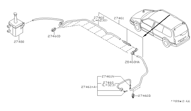 1995 Nissan Quest Windshield Washer Diagram 2