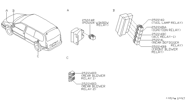 1995 Nissan Quest Relay Diagram 4
