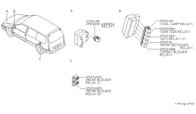 1997 Nissan Quest Relay Diagram 2